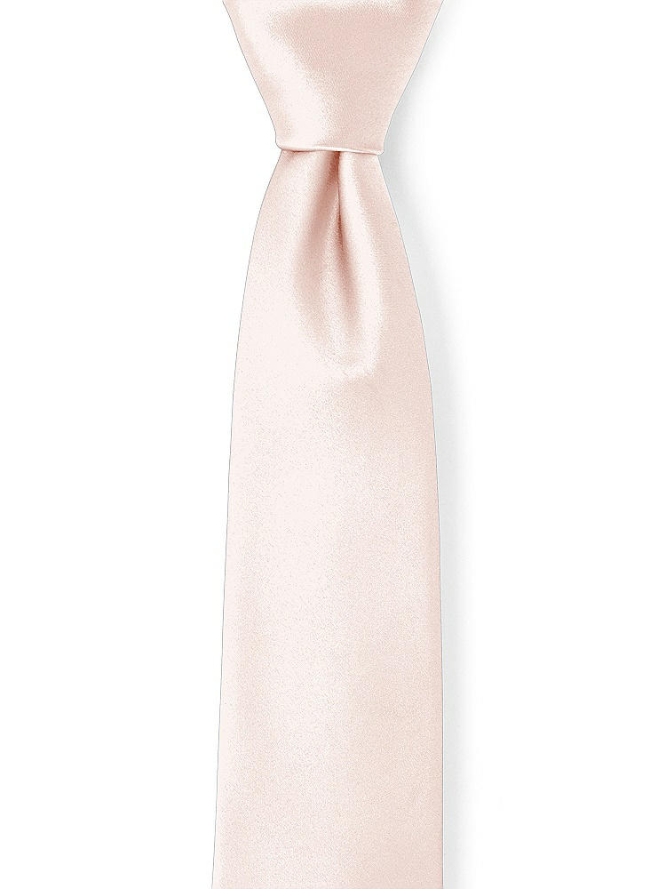 Front View - Blush Matte Satin Neckties by After Six