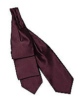 Rear View Thumbnail - Bordeaux Matte Satin Cravats by After Six