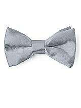 Front View Thumbnail - Platinum Matte Satin Boy's Clip Bow Tie by After Six