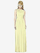 Front View Thumbnail - Butter Yellow After Six Bridesmaid Dress 6709