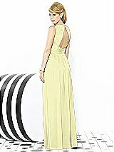 Rear View Thumbnail - Butter Yellow After Six Bridesmaid Dress 6709