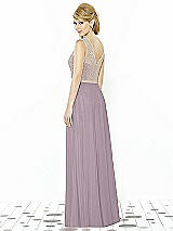 Rear View Thumbnail - Lilac Dusk & Cameo After Six Bridesmaid Dress 6715