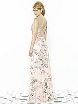 Rear View Thumbnail - Blush Garden & Cameo After Six Bridesmaid Dress 6715