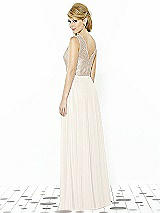 Rear View Thumbnail - Ivory & Cameo After Six Bridesmaid Dress 6715