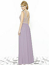 Rear View Thumbnail - Lilac Haze & Cameo After Six Bridesmaid Dress 6715