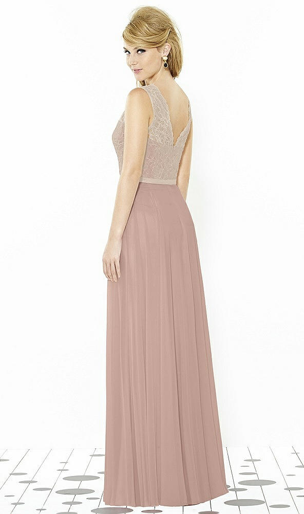 Back View - Neu Nude & Cameo After Six Bridesmaid Dress 6715