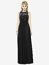 Front View Thumbnail - Black After Six Bridesmaid Dress 6722