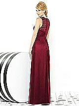 Rear View Thumbnail - Burgundy After Six Bridesmaid Dress 6722