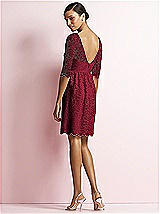 Rear View Thumbnail - Burgundy JY Jenny Yoo Bridesmaid Style JY510