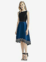 Front View Thumbnail - Comet & Black After Six Bridesmaid Dress 6748