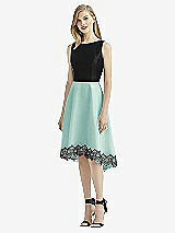 Front View Thumbnail - Coastal & Black After Six Bridesmaid Dress 6748