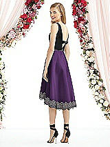 Rear View Thumbnail - Majestic & Black After Six Bridesmaid Dress 6748