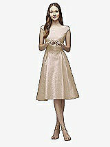 Front View Thumbnail - Pink Gold Lela Rose Bridesmaid Style LR228