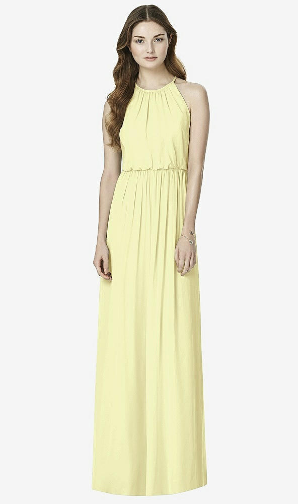 Front View - Butter Yellow After Six Bridesmaid Dress 6754