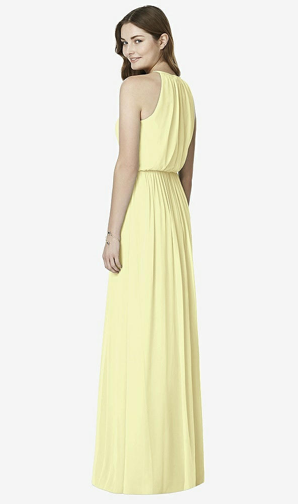 Back View - Butter Yellow After Six Bridesmaid Dress 6754