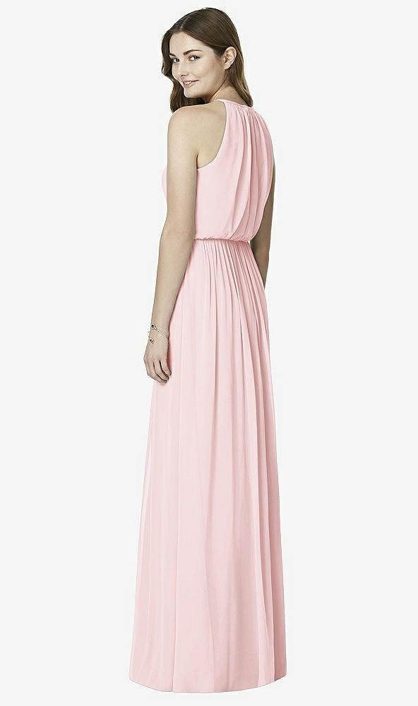 Back View - Ballet Pink After Six Bridesmaid Dress 6754