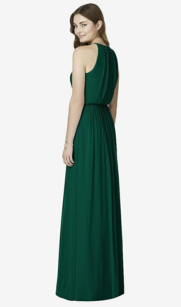 Back View - Hunter Green After Six Bridesmaid Dress 6754