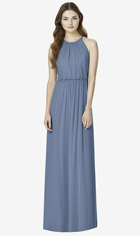 Front View - Larkspur Blue After Six Bridesmaid Dress 6754