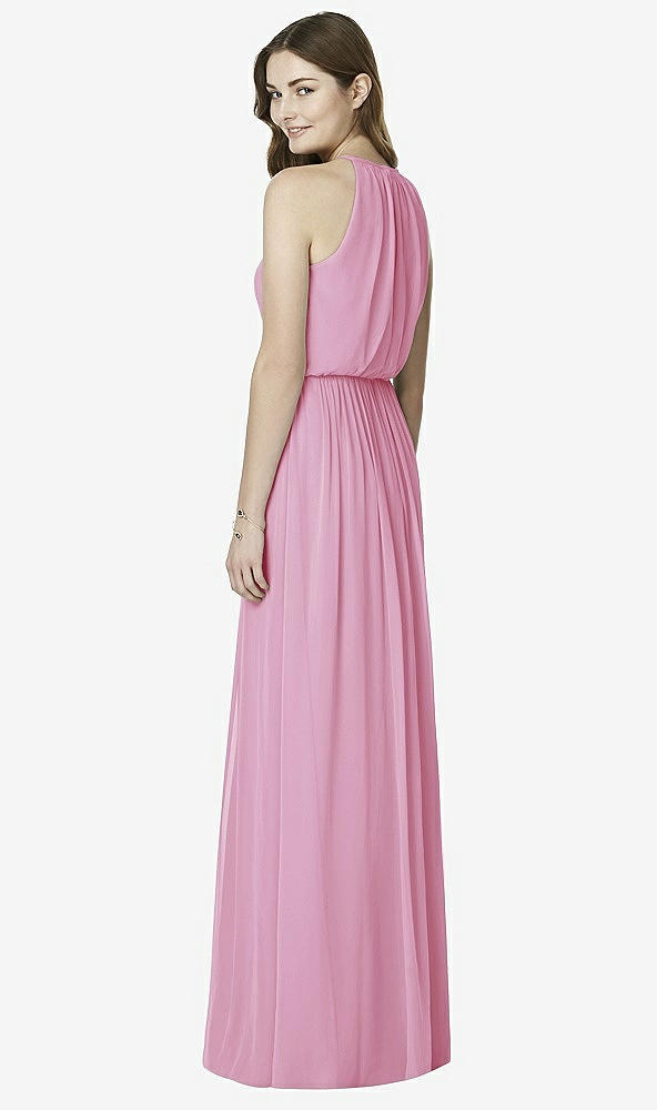 Back View - Powder Pink After Six Bridesmaid Dress 6754