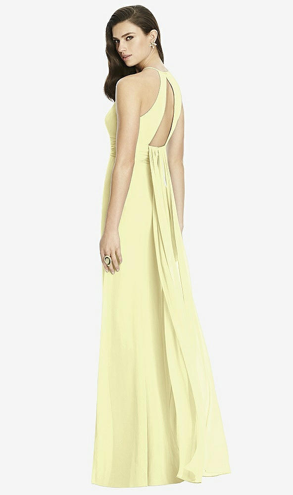 Front View - Butter Yellow Dessy Bridesmaid Dress 2990