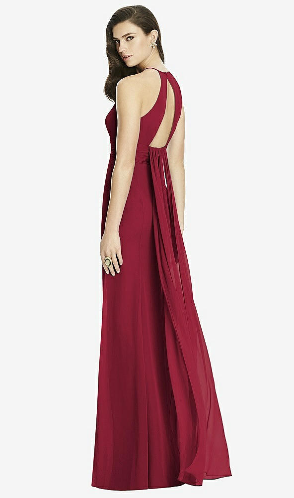 Front View - Burgundy Dessy Bridesmaid Dress 2990