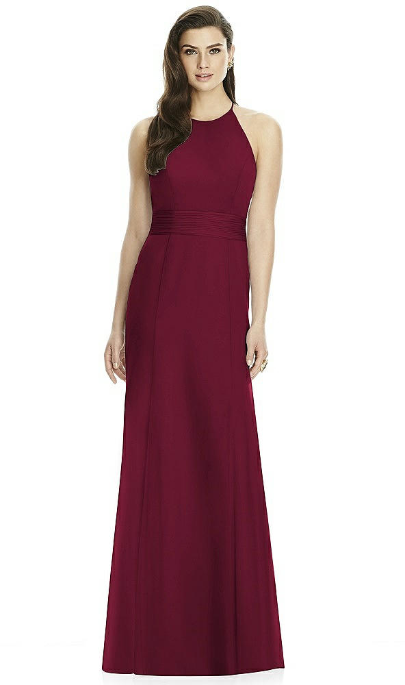 Back View - Cabernet Dessy Bridesmaid Dress 2990