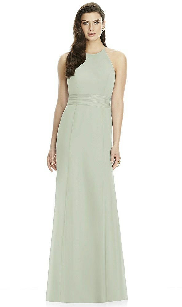 Back View - Celadon Dessy Bridesmaid Dress 2990