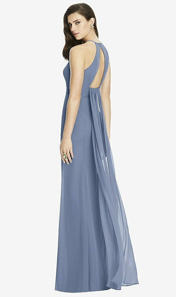 Front View - Larkspur Blue Dessy Bridesmaid Dress 2990