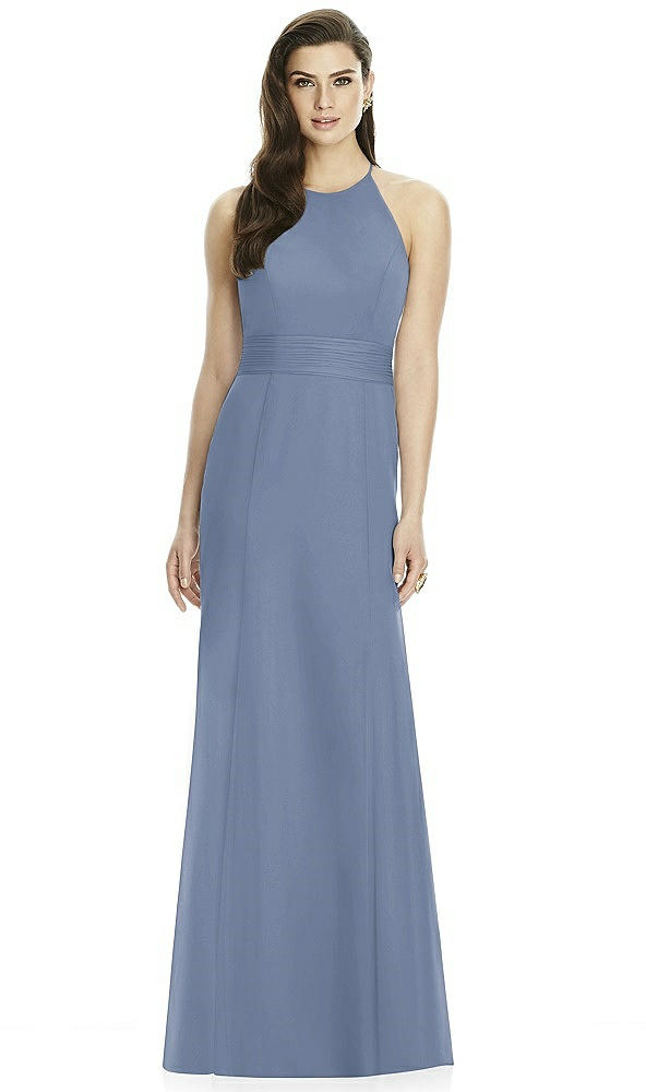 Back View - Larkspur Blue Dessy Bridesmaid Dress 2990