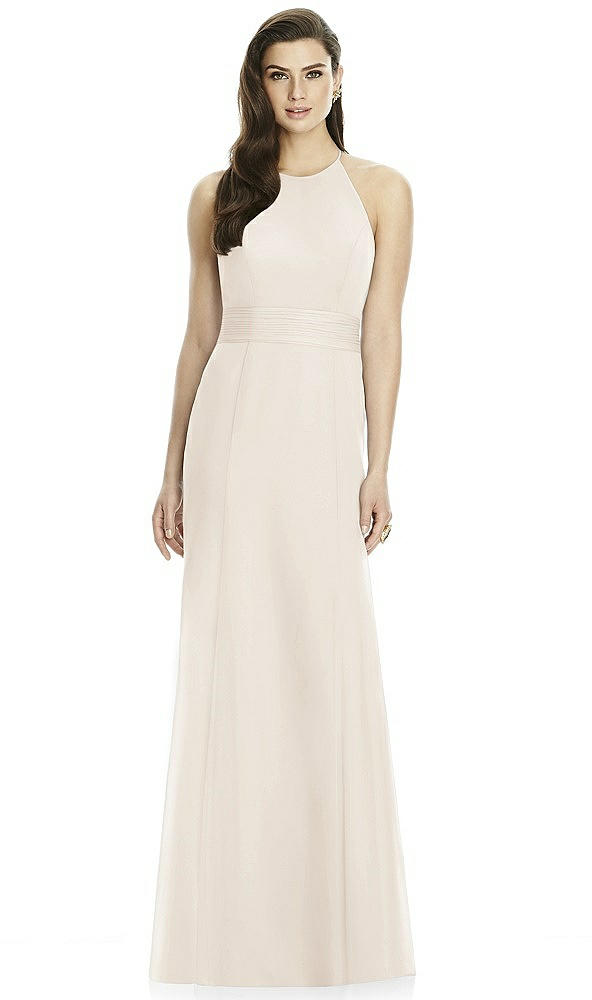 Back View - Oat Dessy Bridesmaid Dress 2990