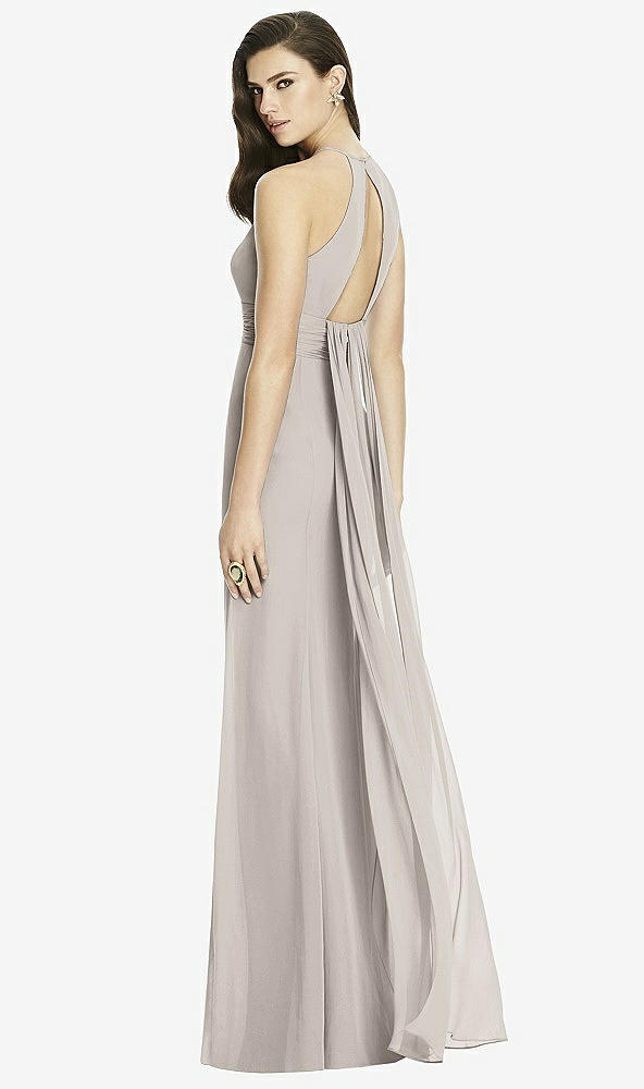 Front View - Taupe Dessy Bridesmaid Dress 2990