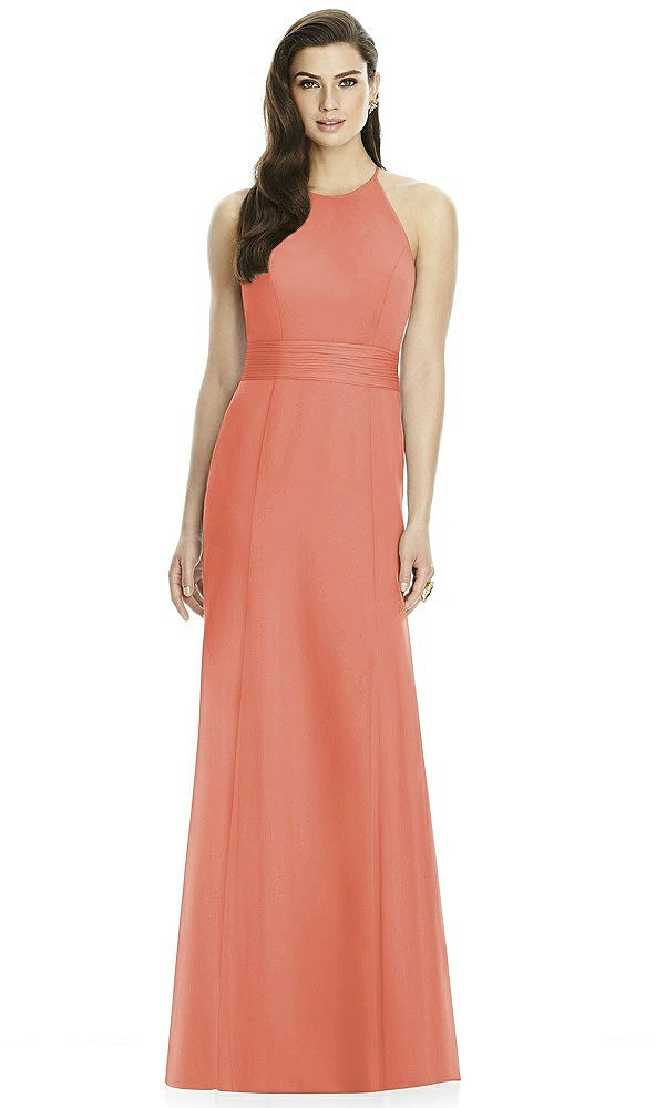 Back View - Terracotta Copper Dessy Bridesmaid Dress 2990