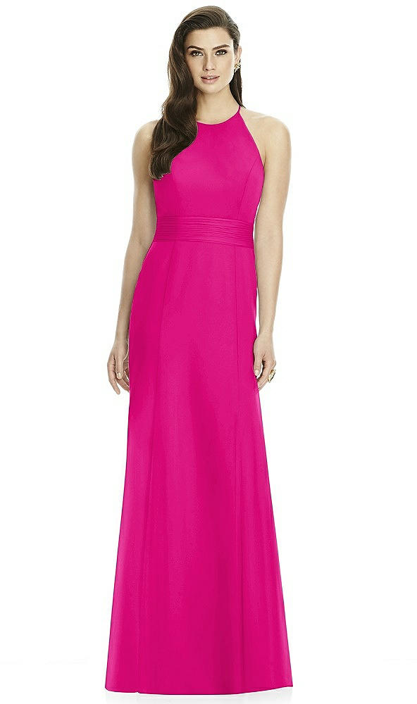 Back View - Think Pink Dessy Bridesmaid Dress 2990