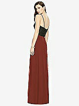 Rear View Thumbnail - Auburn Moon Chiffon Maxi Skirt