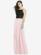 Front View Thumbnail - Ballet Pink Chiffon Maxi Skirt