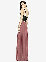 Rear View Thumbnail - Rosewood Chiffon Maxi Skirt