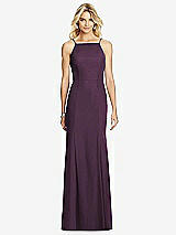 Rear View Thumbnail - Aubergine After Six Bridesmaid Dress 6759