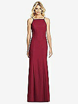 Rear View Thumbnail - Burgundy After Six Bridesmaid Dress 6759