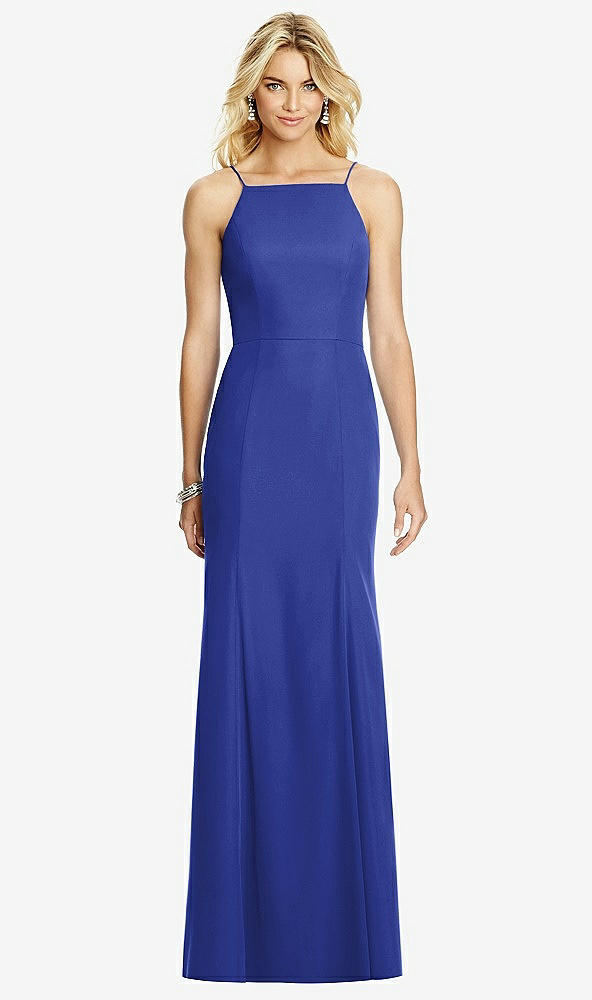 Back View - Cobalt Blue After Six Bridesmaid Dress 6759