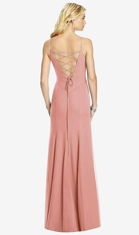 Front View - Desert Rose After Six Bridesmaid Dress 6759