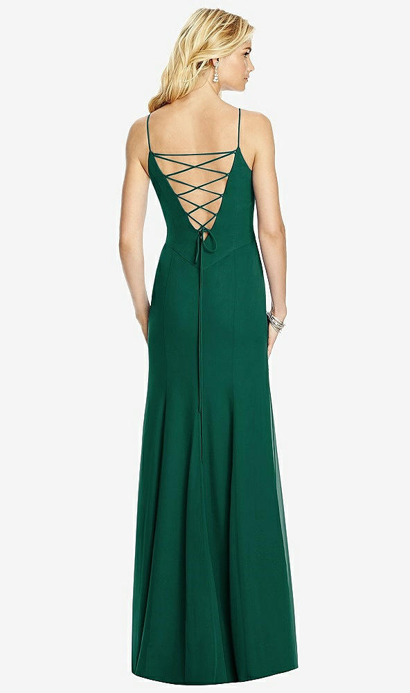 Front View - Hunter Green After Six Bridesmaid Dress 6759