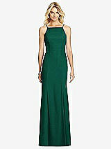 Rear View Thumbnail - Hunter Green After Six Bridesmaid Dress 6759