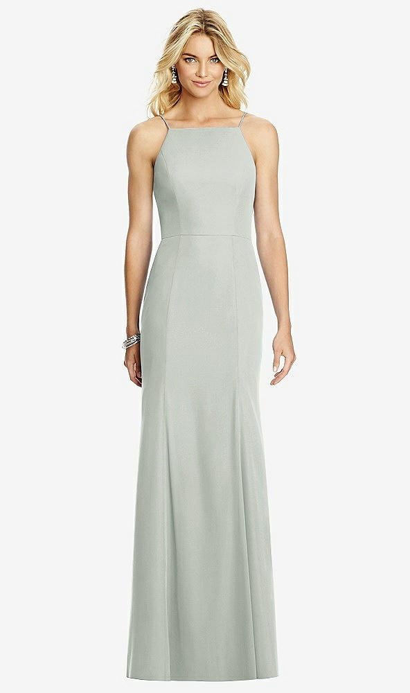 Back View - Willow Green After Six Bridesmaid Dress 6759