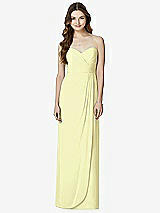 Front View Thumbnail - Butter Yellow Bella Bridesmaids Dress BB102