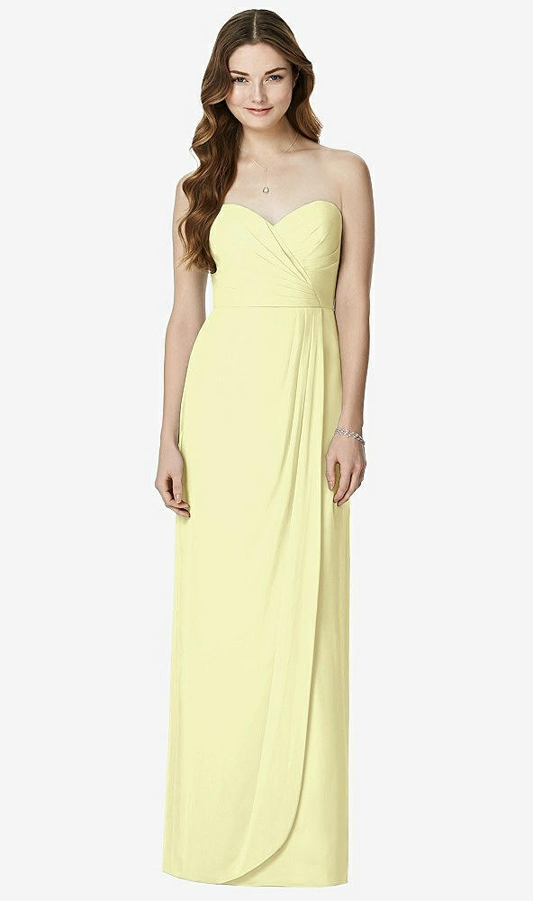 Front View - Butter Yellow Bella Bridesmaids Dress BB102