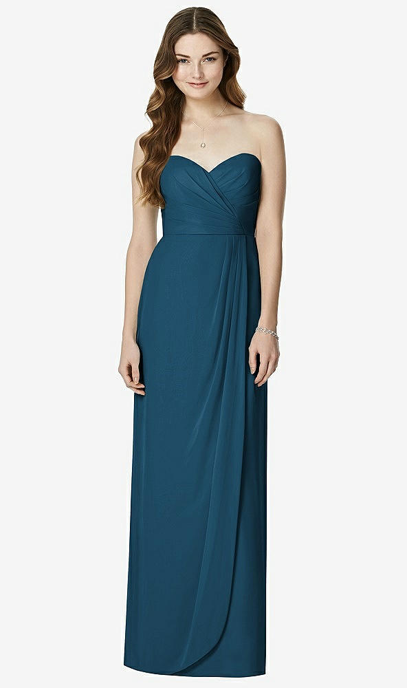 Front View - Atlantic Blue Bella Bridesmaids Dress BB102