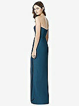 Rear View Thumbnail - Atlantic Blue Bella Bridesmaids Dress BB102