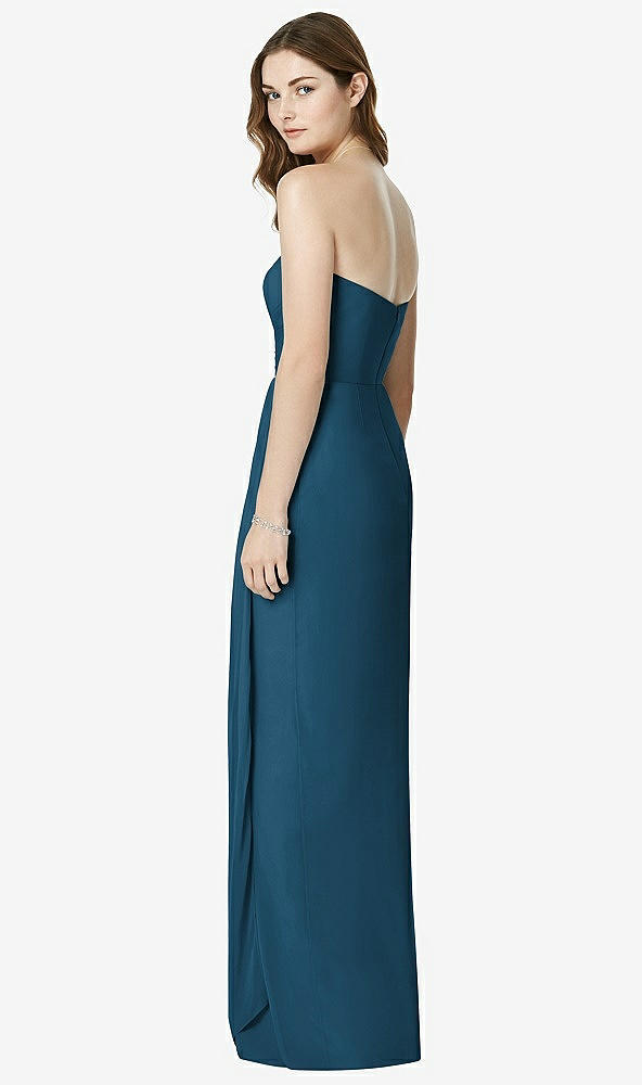 Back View - Atlantic Blue Bella Bridesmaids Dress BB102