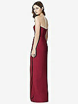 Rear View Thumbnail - Burgundy Bella Bridesmaids Dress BB102