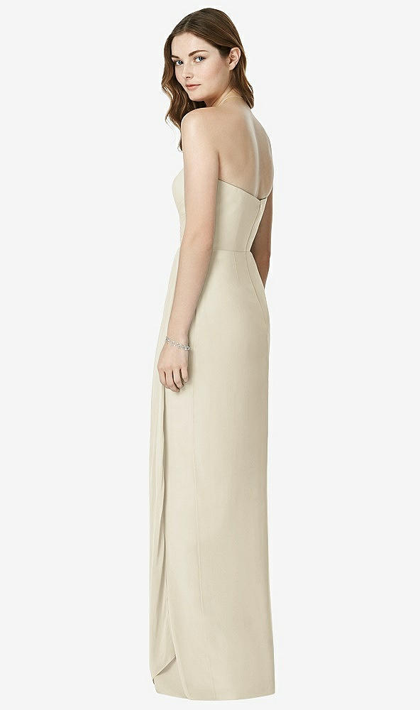 Back View - Champagne Bella Bridesmaids Dress BB102